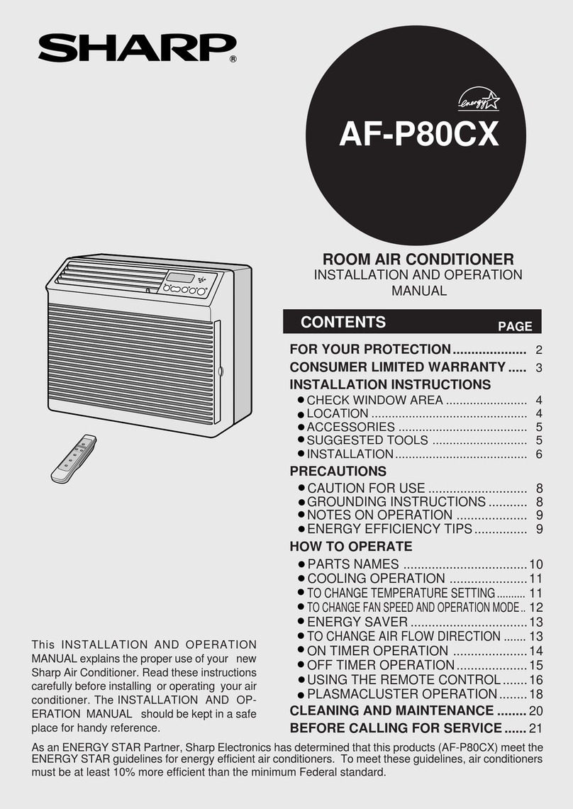 Sharp AF-P80CX Manuale utente