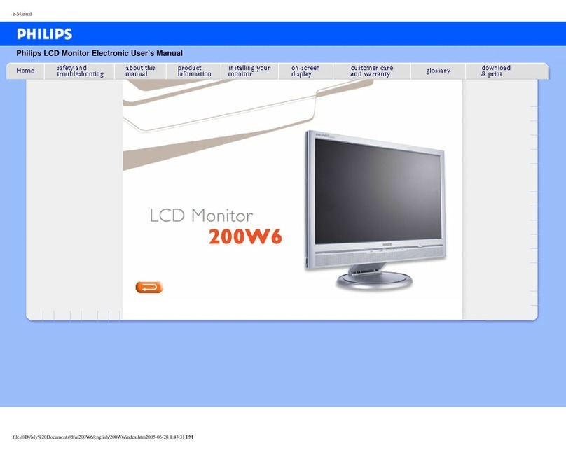 Philips 200W6 Manuale utente