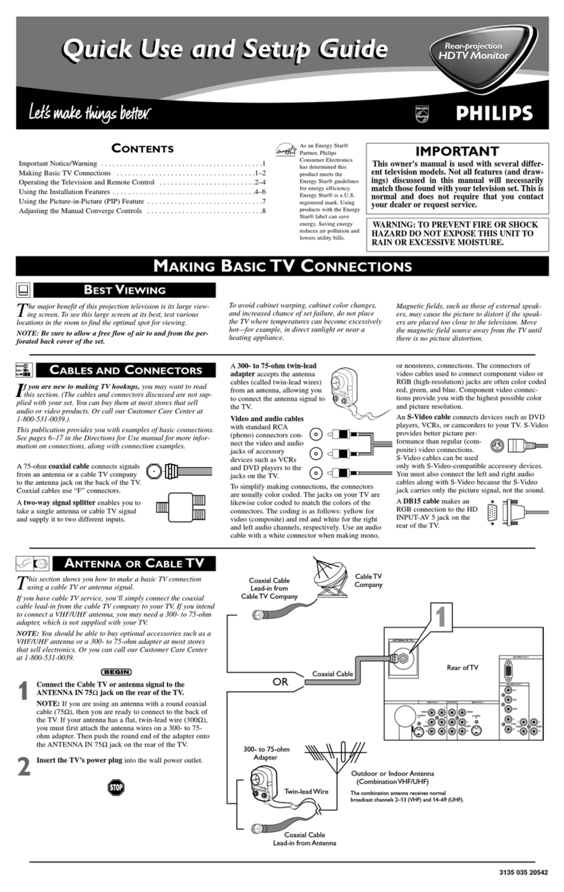 Philips 55PP9352 Manuale utente