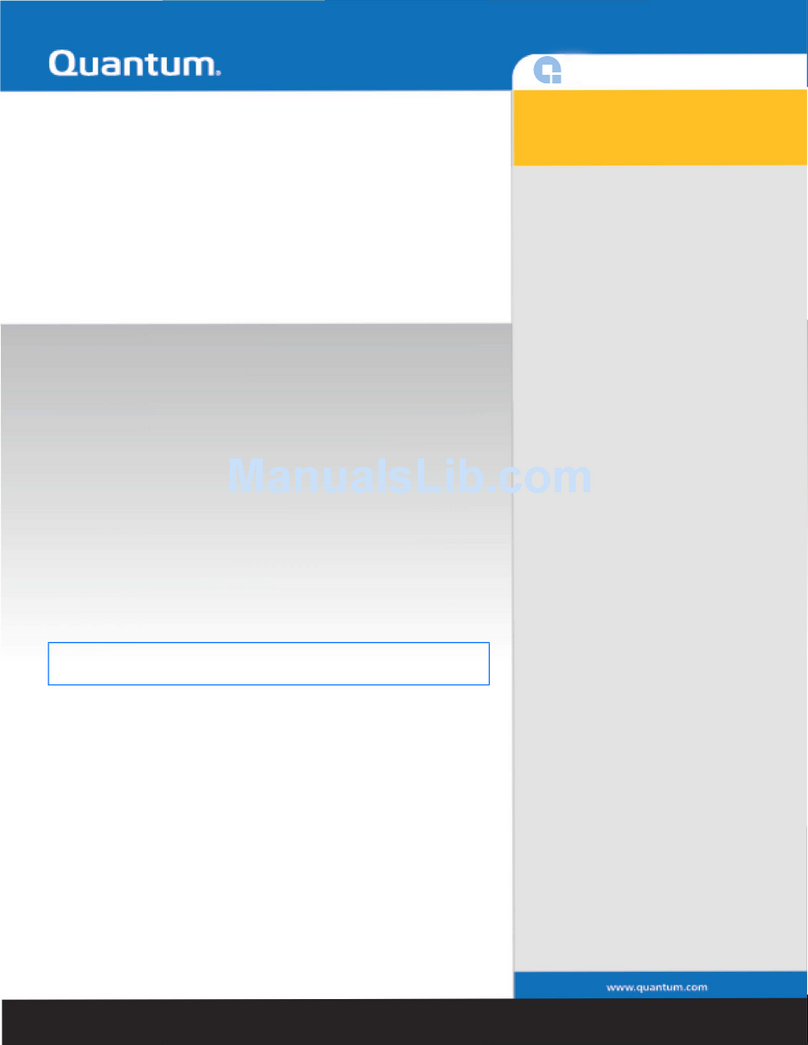 Quantum DAT 160 Manuale utente