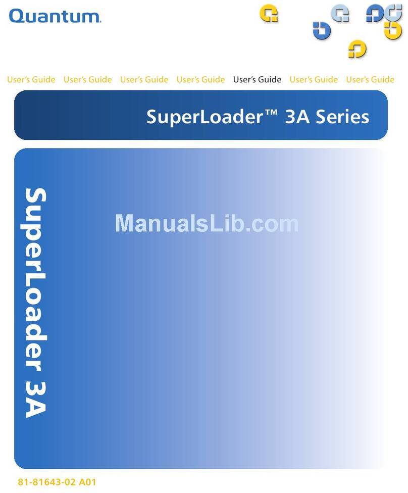 Quantum SuperLoader 3A Series Manuale utente