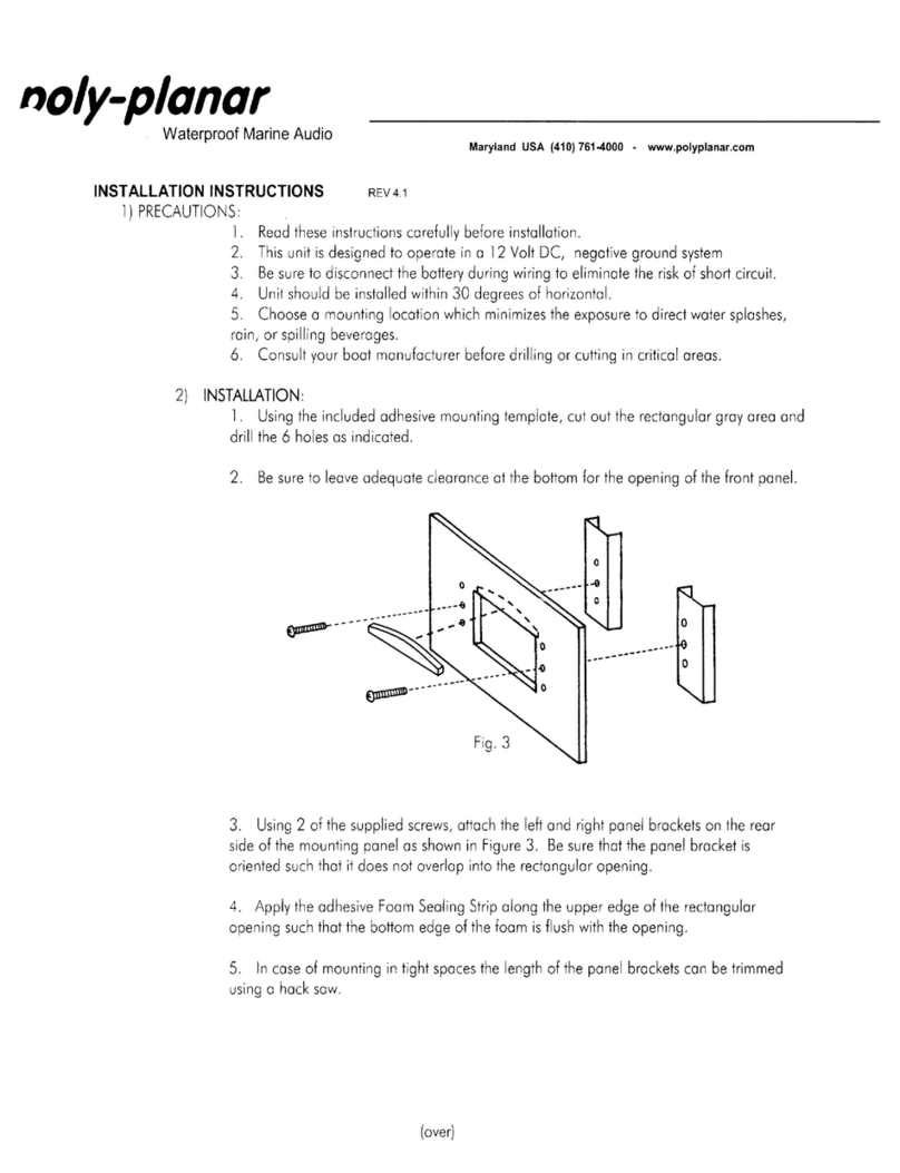 poly-planar MRD-60 Manuale utente