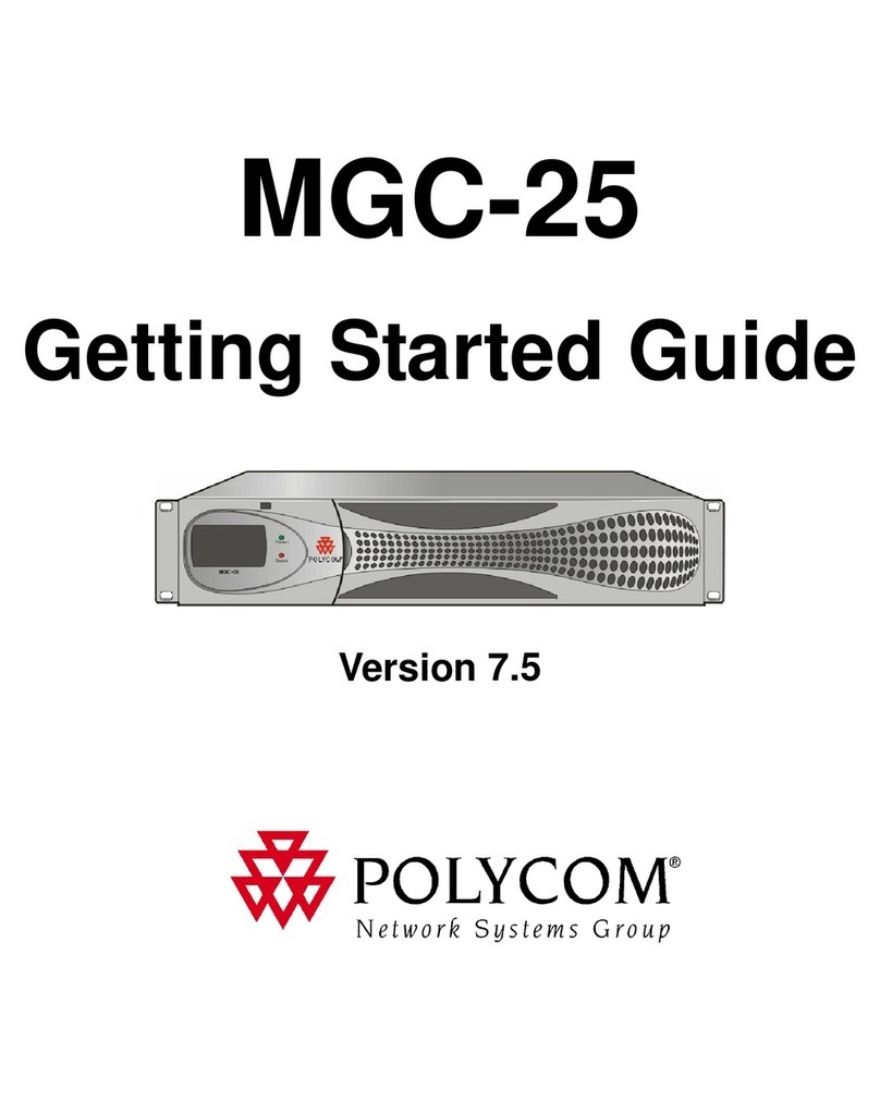 Polycom MGC-25 Manuale utente