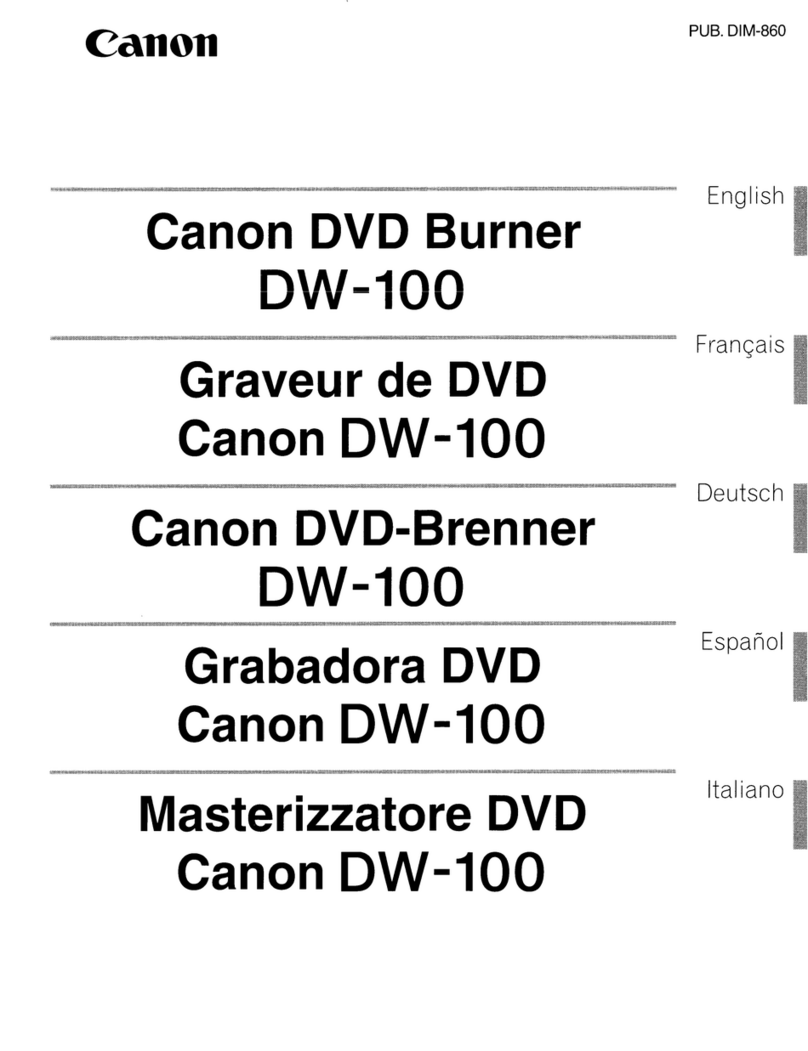 Canon DW-100 Manuale utente