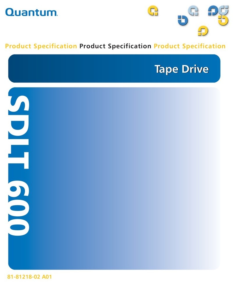 Quantum DLTtape SDLT 600 Manuale utente