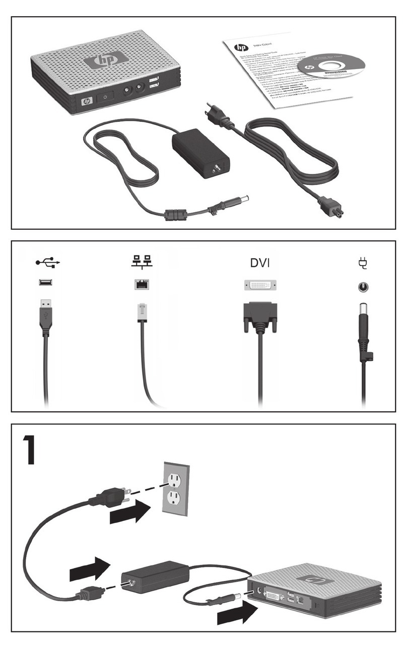 HP t5335 - Thin Client Manuale utente HP t5335 - Thin Client Manuale utente