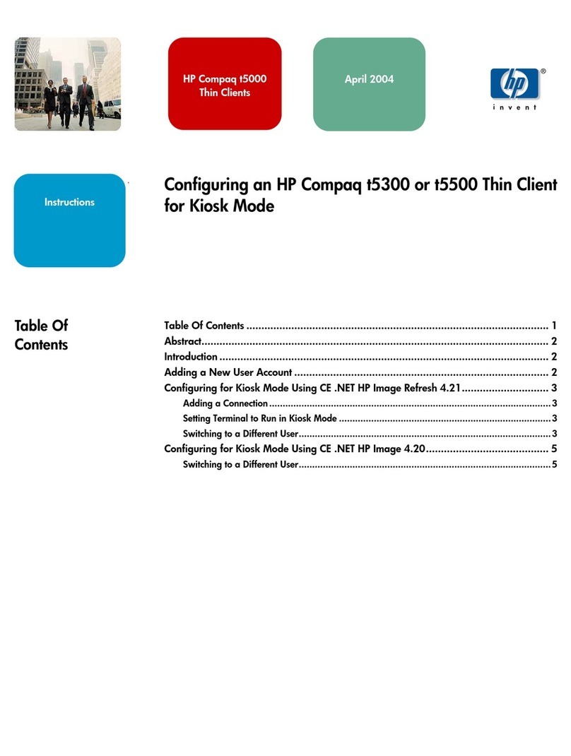 HP t5300 - Thin Client Manuale utente
