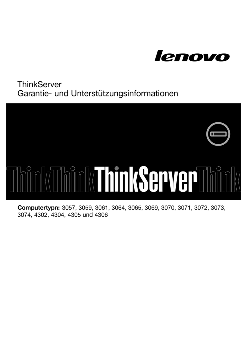 Lenovo ThinkServer RD330 Foglio di istruzioni