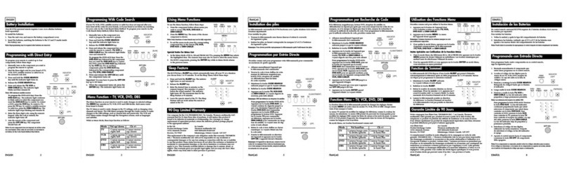 RCA RCU704 Series Manuale utente