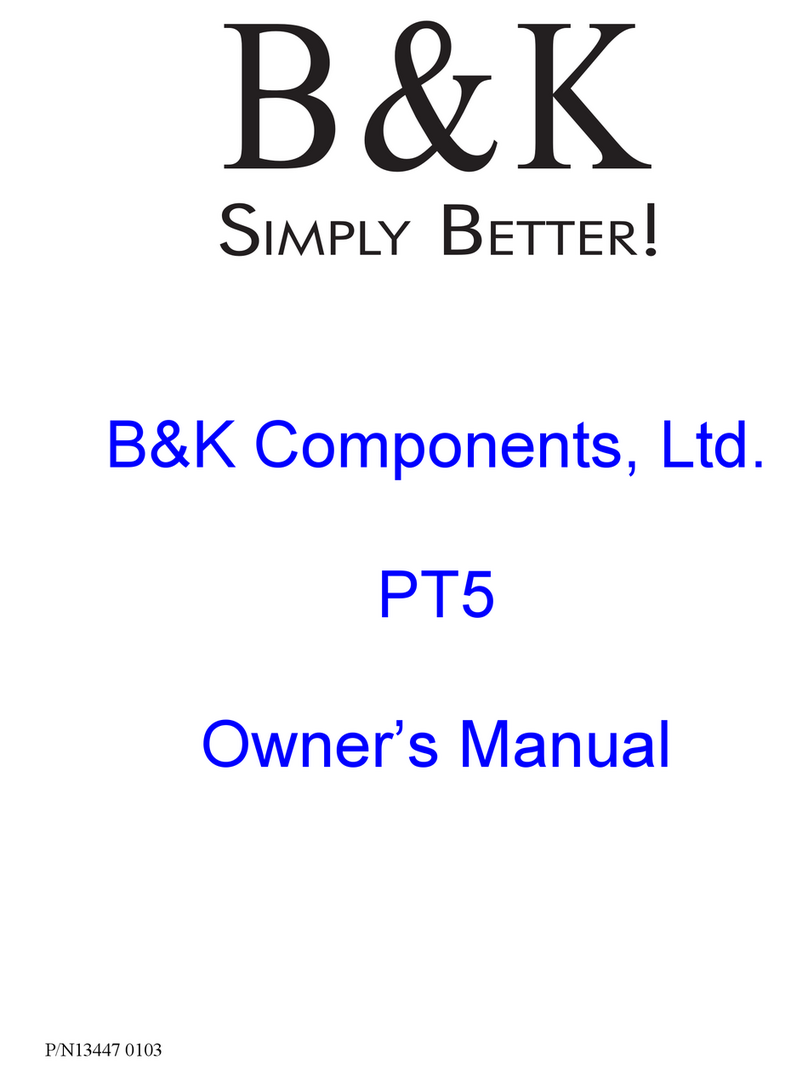 B&K PT5 Manuale utente