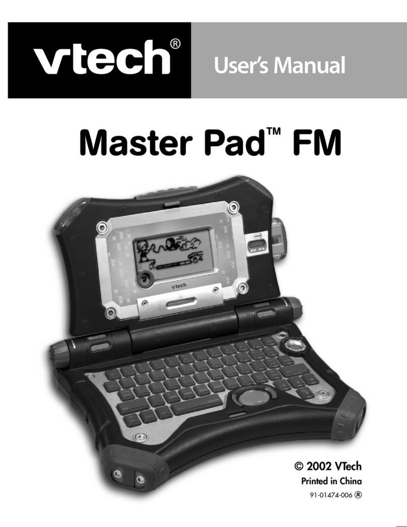 V-tech Master Pad FM Manuale utente
