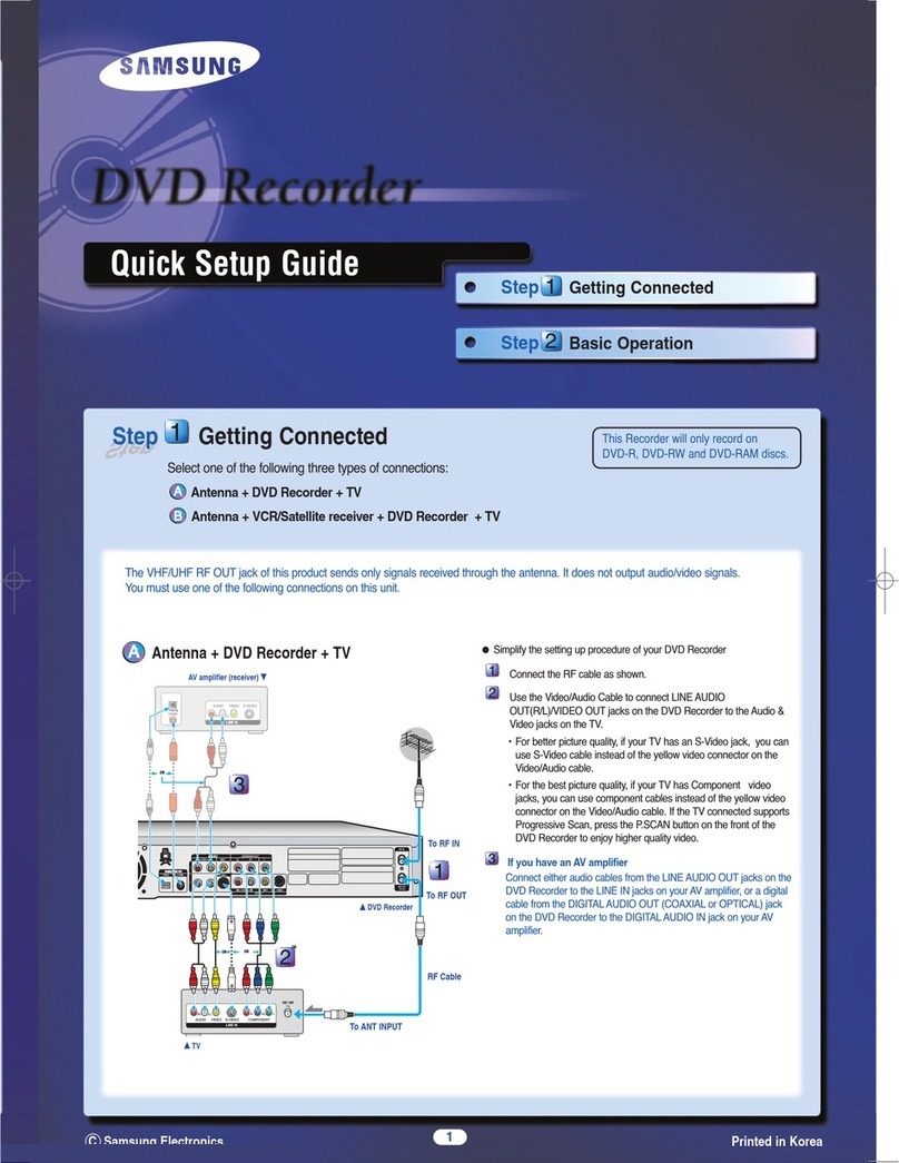 Samsung DVD-R120 Manuale utente