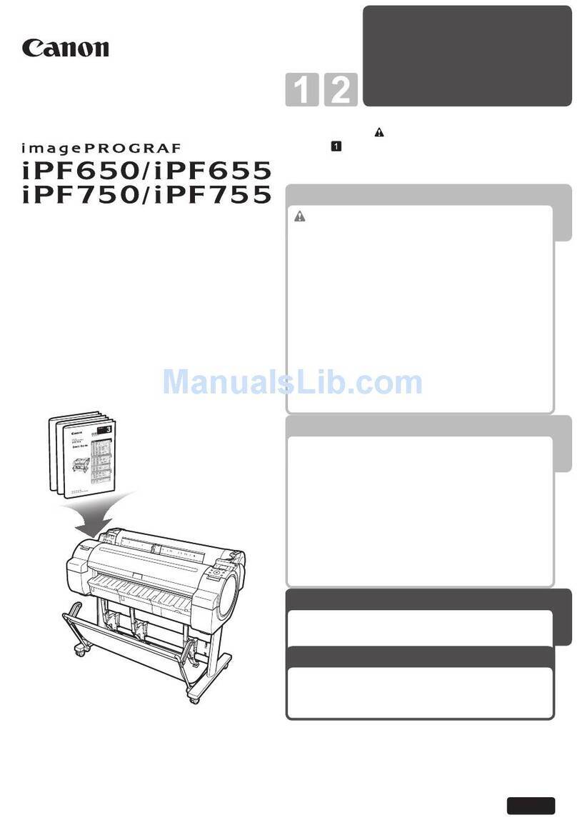 Canon iPF650 - imagePROGRAF Color Inkjet Printer Guida utente