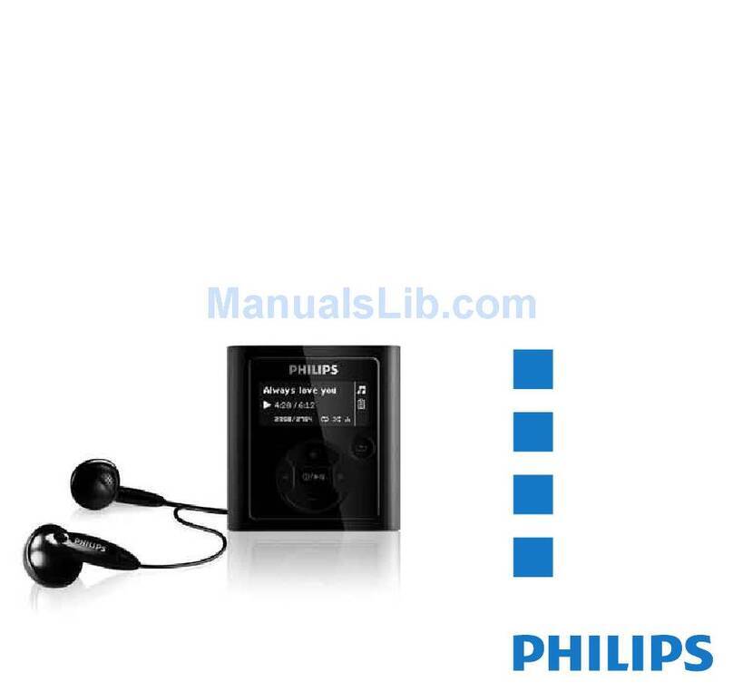 Philips GoGear RaGa SA1942/37 Manuale utente