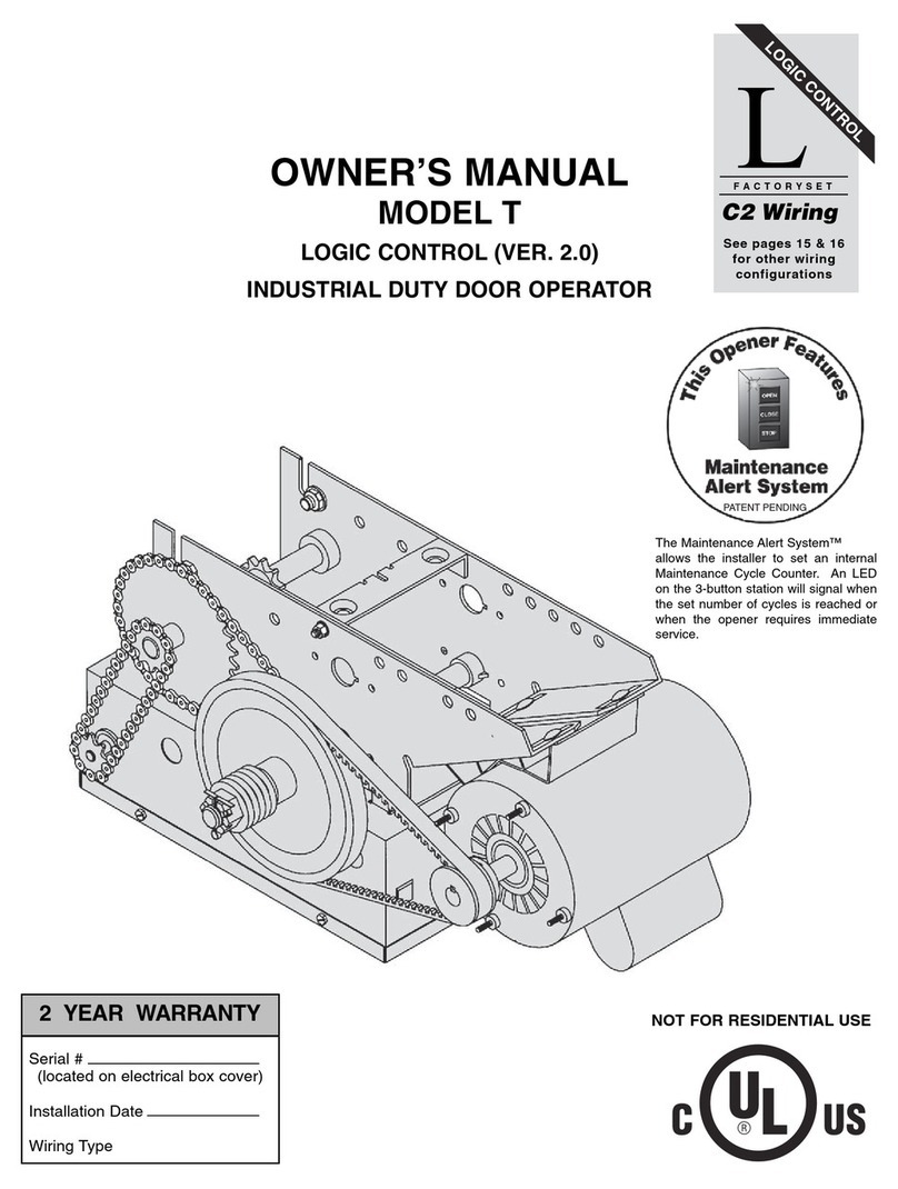 Chamberlain T Manuale utente