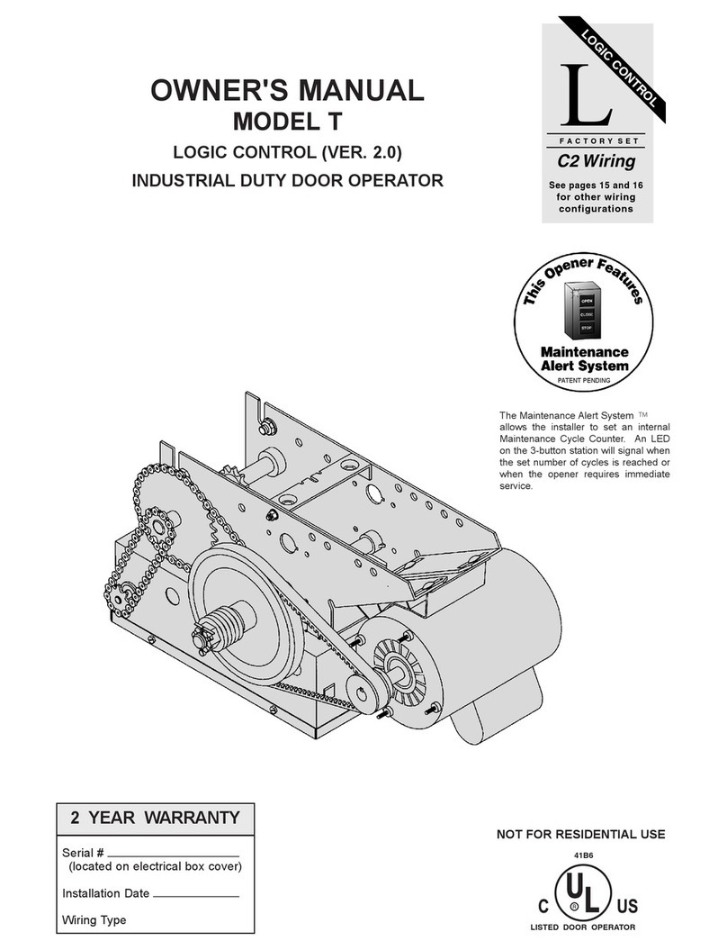 Chamberlain T Manuale utente