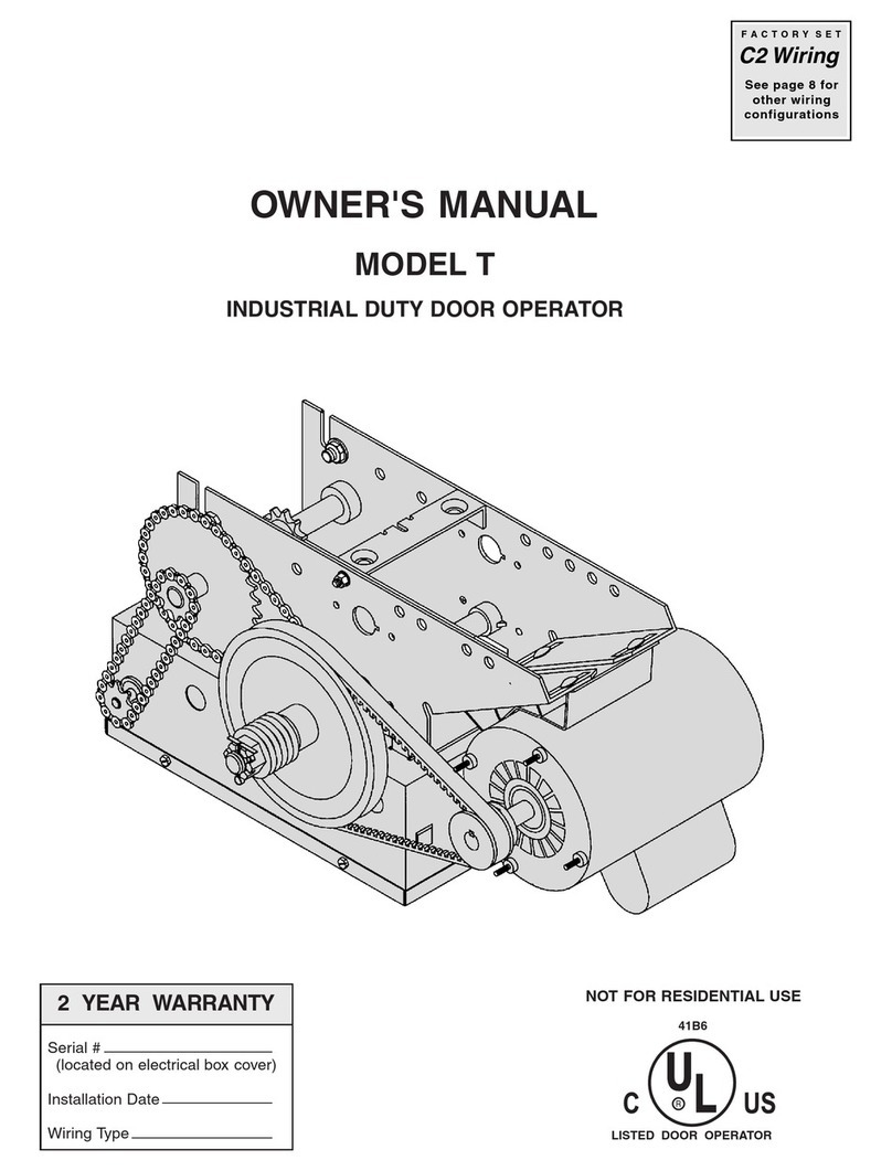 Chamberlain T Manuale utente