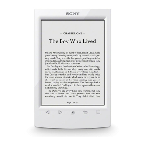 Sony Reader PRS-T2 Manuale utente
