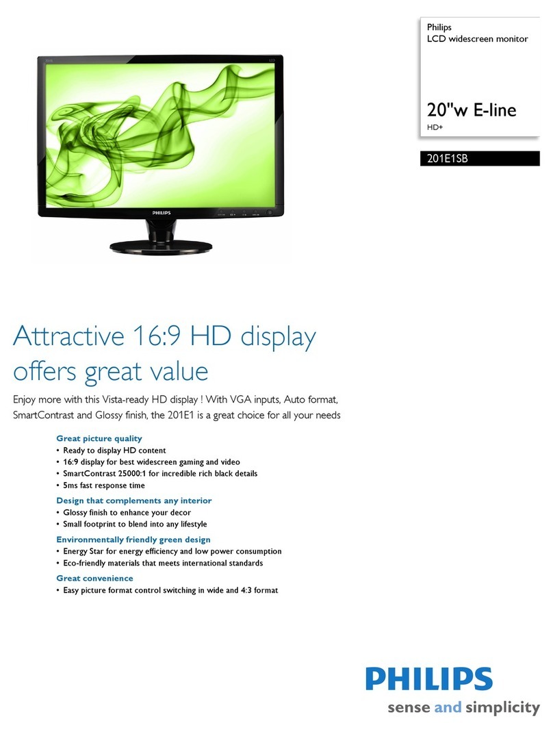 Philips 201E1SB Manuale utente Philips 201E1SB Manuale utente