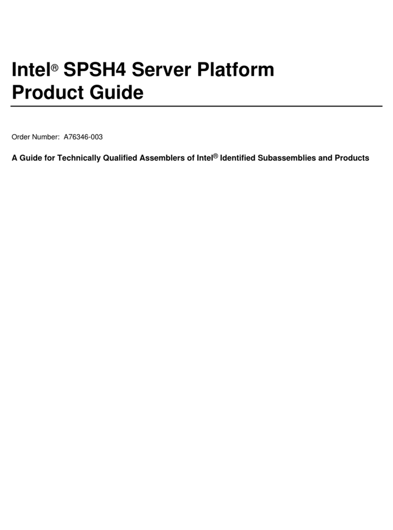 Intel SPSH4 - Server Platform - 0 MB RAM Manuale utente