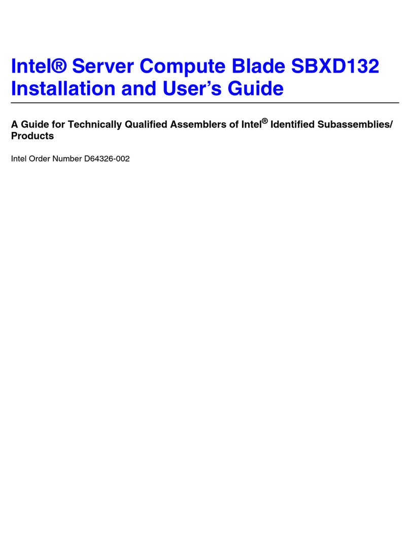 Intel SBXD132 - Server Compute Blade Manuale utente