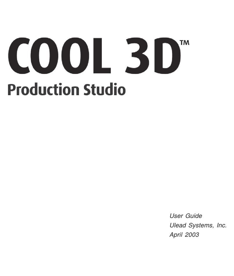 Ulead COOL 3D Manuale utente