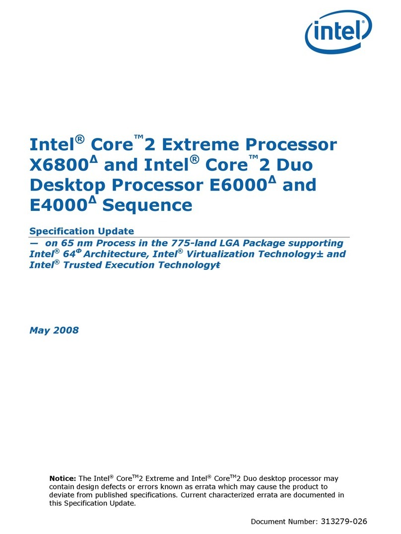 Intel CORE 2 DUO E4000 -  3-2008 Manuale utente