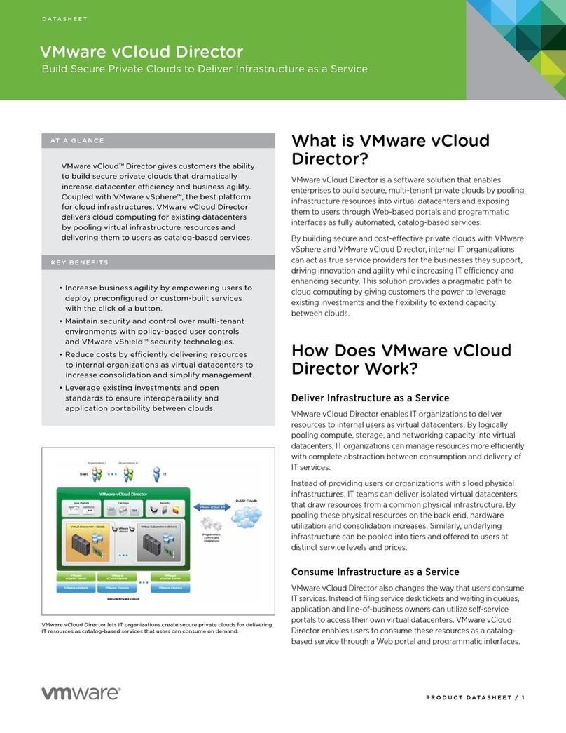 VMware VCLOUD DIRECTOR Manuale utente VMware VCLOUD DIRECTOR Manuale utente