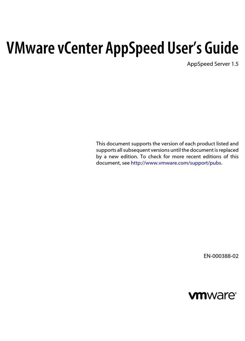 VMware APPSPEED SERVER 1.5 - VCENTER APPSPEED INSTALLATION... Manuale utente VMware APPSPEED SERVER 1.5 - VCENTER APPSPEED INSTALLATION... Manuale utente