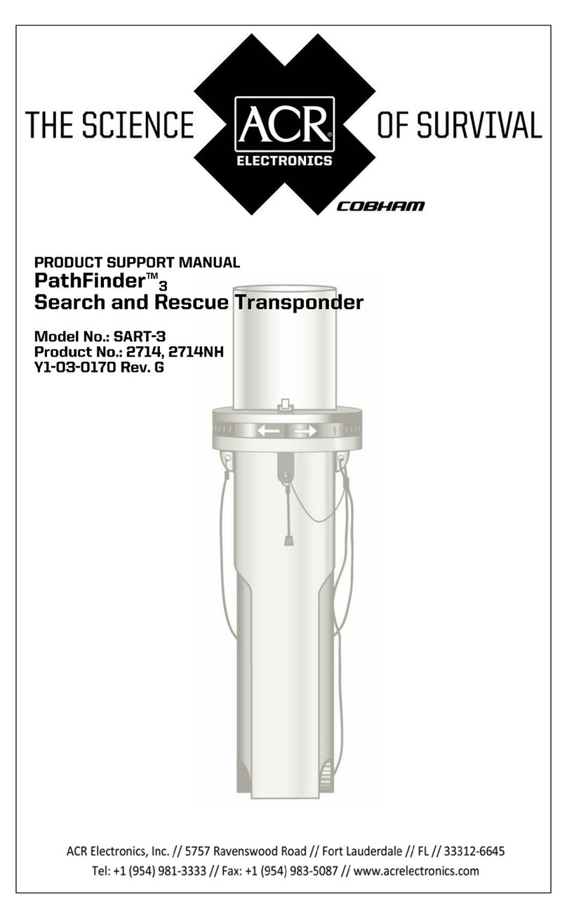 ACR Electronics PATHFINDER 3 Manuale utente