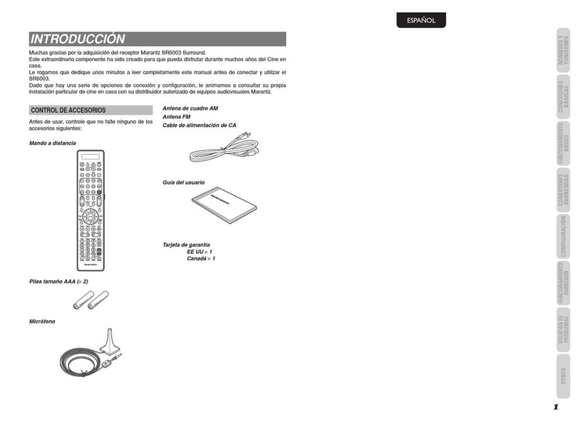 Marantz SR6003 Manuale utente
