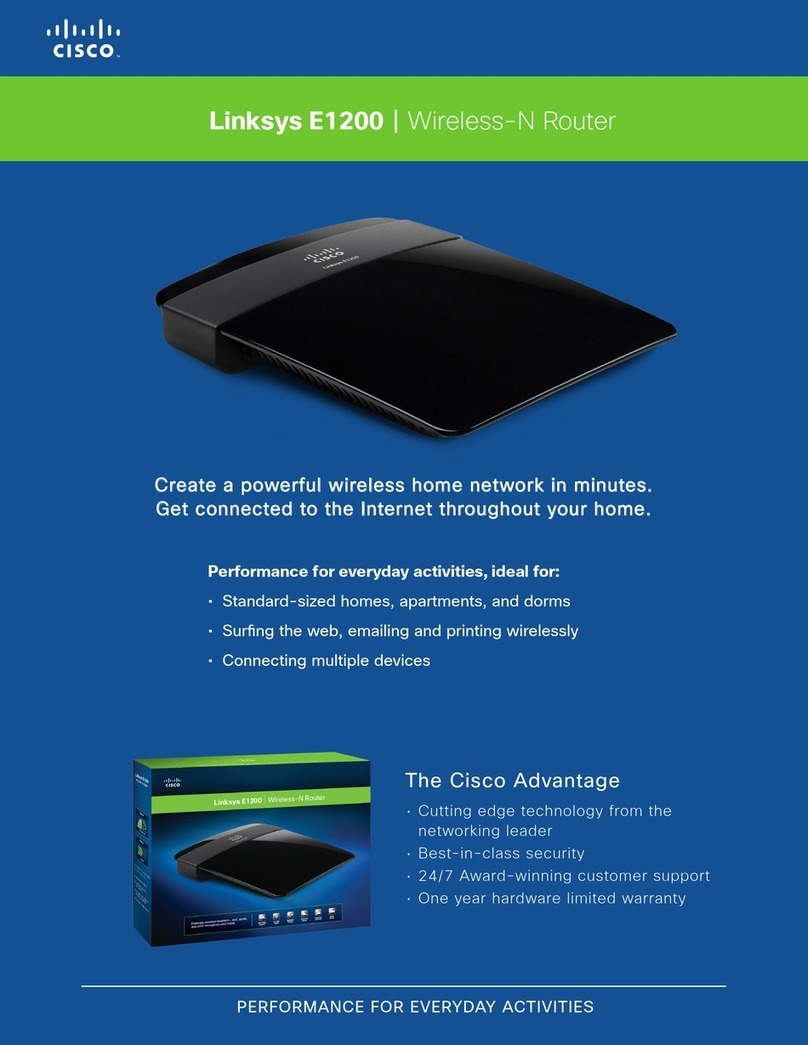 Linksys Linksys E1200 Manuale utente