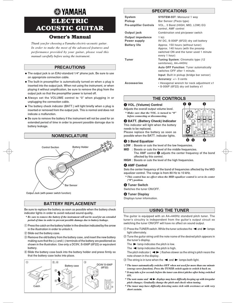 Yamaha 730 Manuale utente
