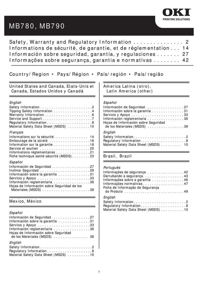 Oki MB780 Istruzioni originali