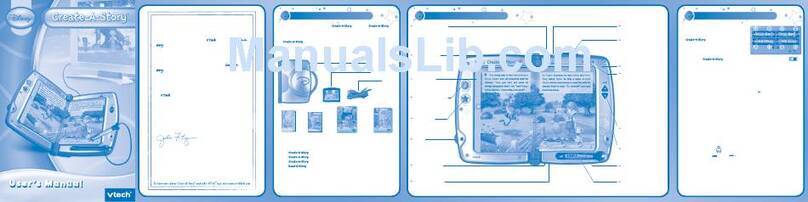 V-tech Create-A-Story Reading System Manuale utente