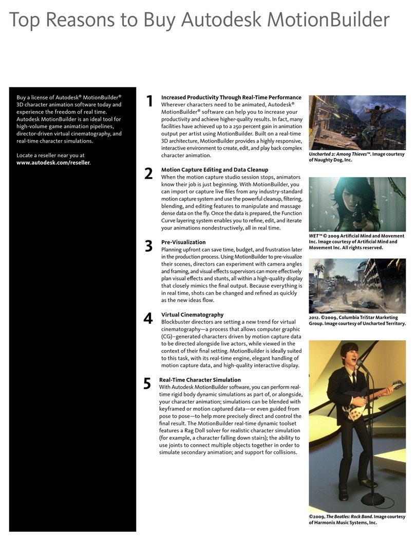 Autodesk AUTODESK MOTIONBUILDER 2011 Manuale utente