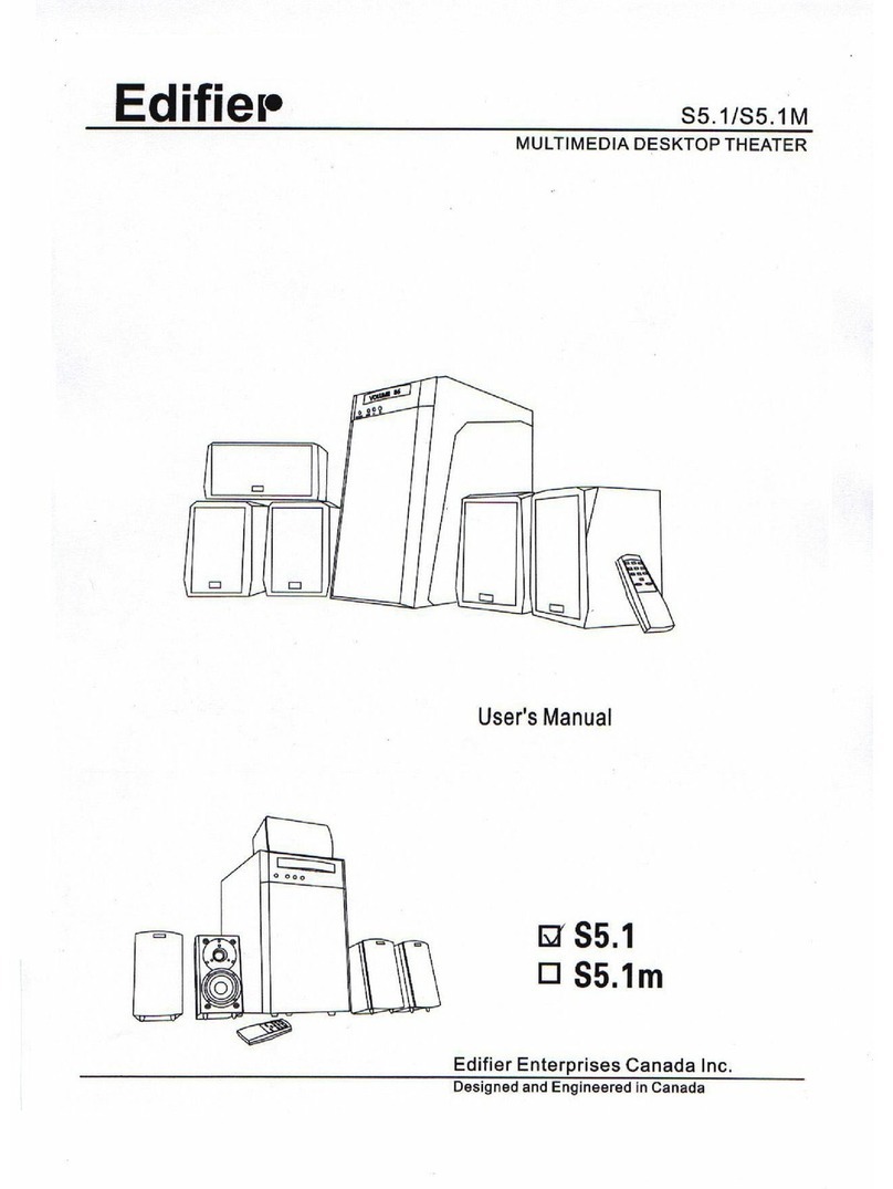 EDIFIER S5.1 Manuale utente