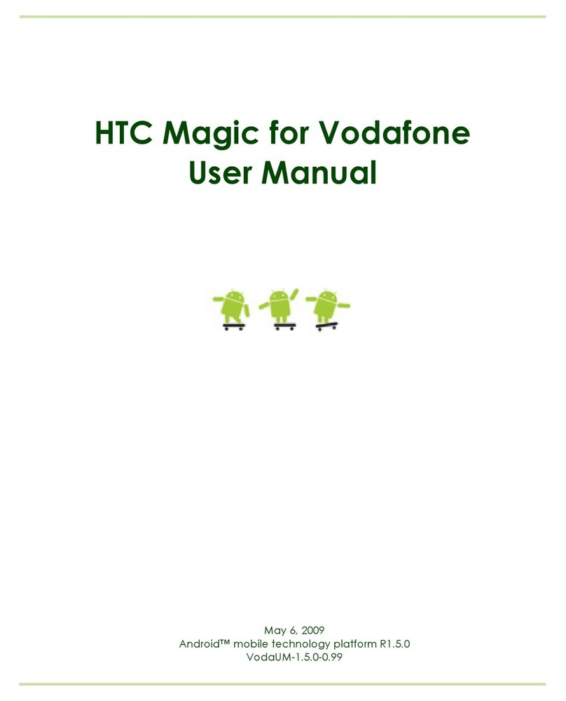 HTC Magic Vodafone Manuale utente