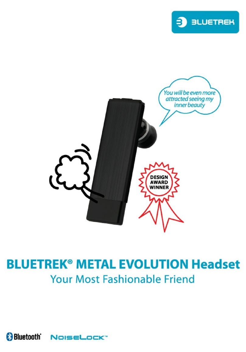 BlueTrek METAL EVOLUTION Manuale utente