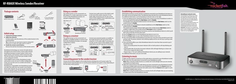 Rocket Fish RF-RBAUX Manuale utente