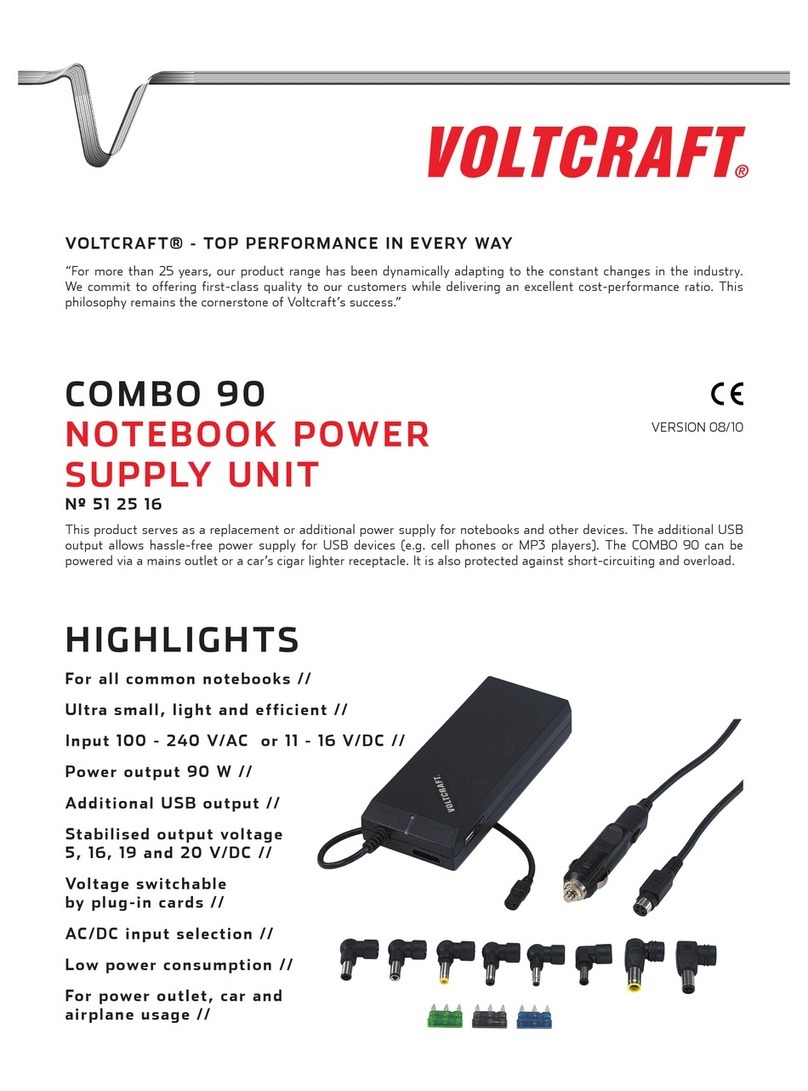 VOLTCRAFT COMBO 90 - Manuale utente