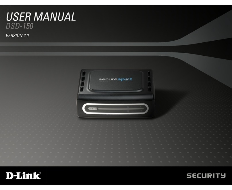 D-Link DSD-150 - SecureSpot Internet Security... Manuale utente