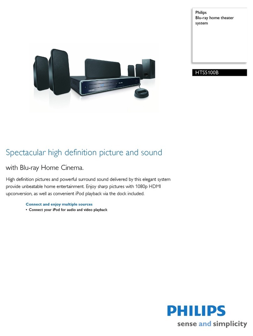 Philips HTS5100B Manuale utente