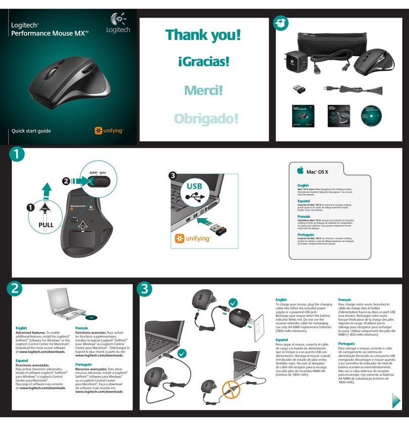 Logitech MX Air Manuale utente Logitech MX Air Manuale utente