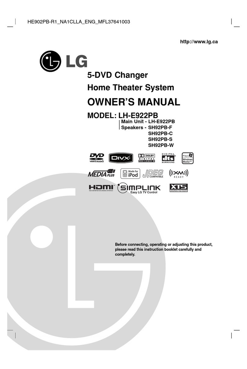 LG LH-E922PB Manuale utente