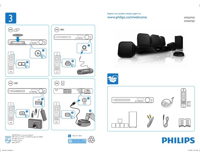 Philips HTS3372D Manuale utente