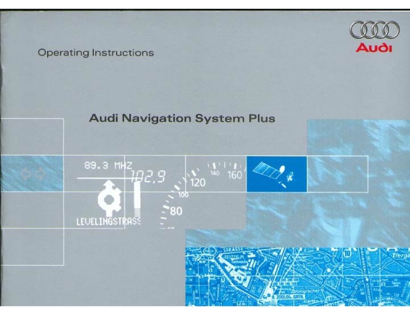 Audi NAVIGATION SYSTEM PLUS Manuale utente