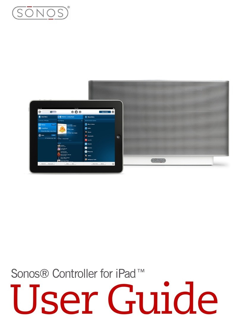 Sonos Controller for iPad Manuale utente