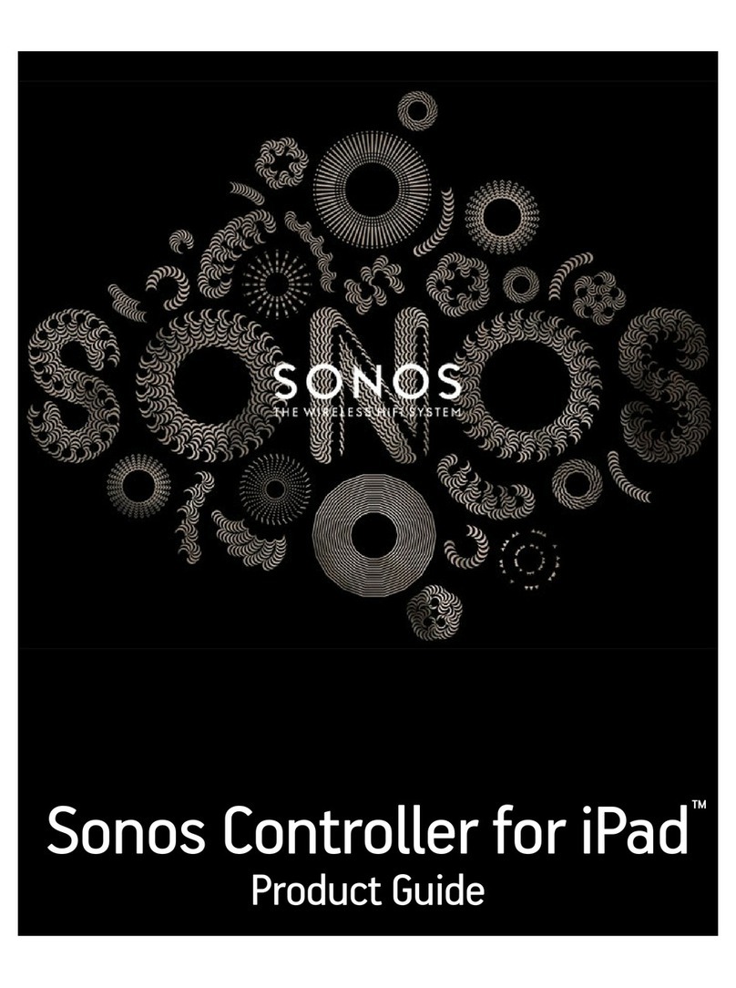 Sonos Controller for iPad Manuale utente