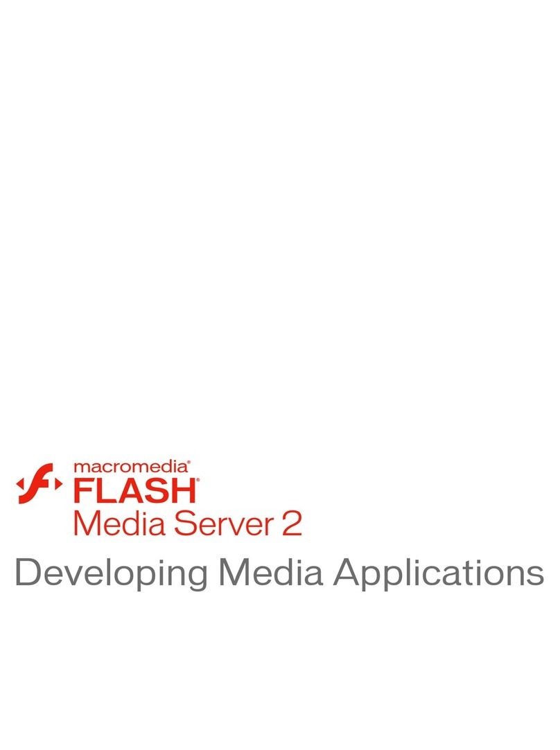 MACROMEDIA FLASH MEDIA SERVER 2-DEVELOPING MEDIA Manuale utente MACROMEDIA FLASH MEDIA SERVER 2-DEVELOPING MEDIA Manuale utente